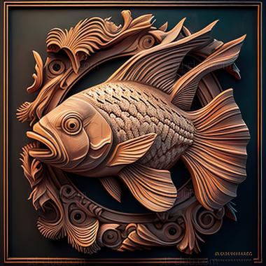 3D model st Schaper s epiplatis fish (STL)